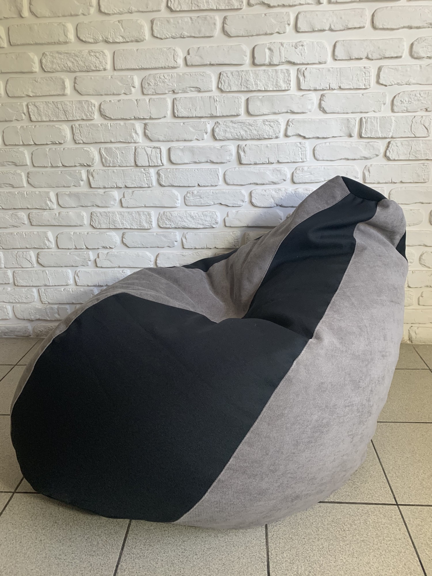 

Кресло KIWI груша 110x75x80 см BLACK-GRAY 11175803
