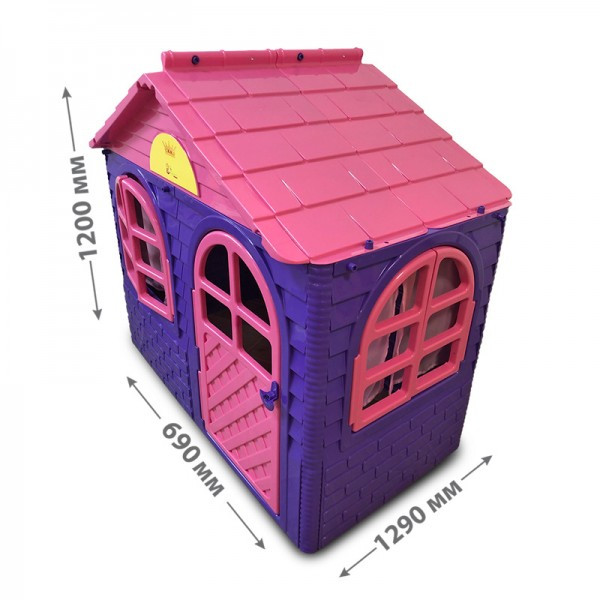 

Игровой домик со шторками Doloni Toys 02550-10