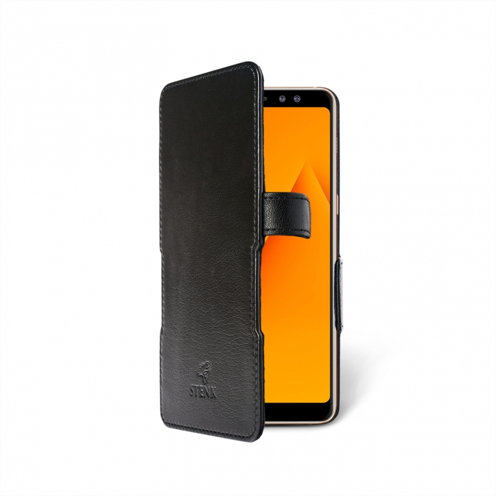

Чехол книжка Stenk Prime для Samsung Galaxy A8 Plus (2018) Чёрный