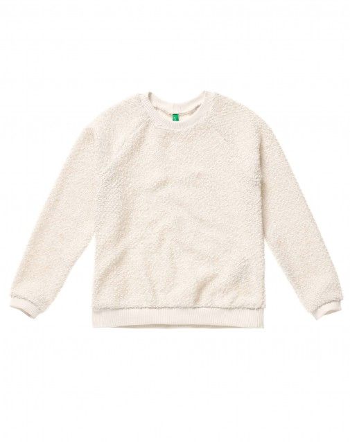 

Свитшот United Colors of Benetton из ткани букле 108 см молочный 03259214