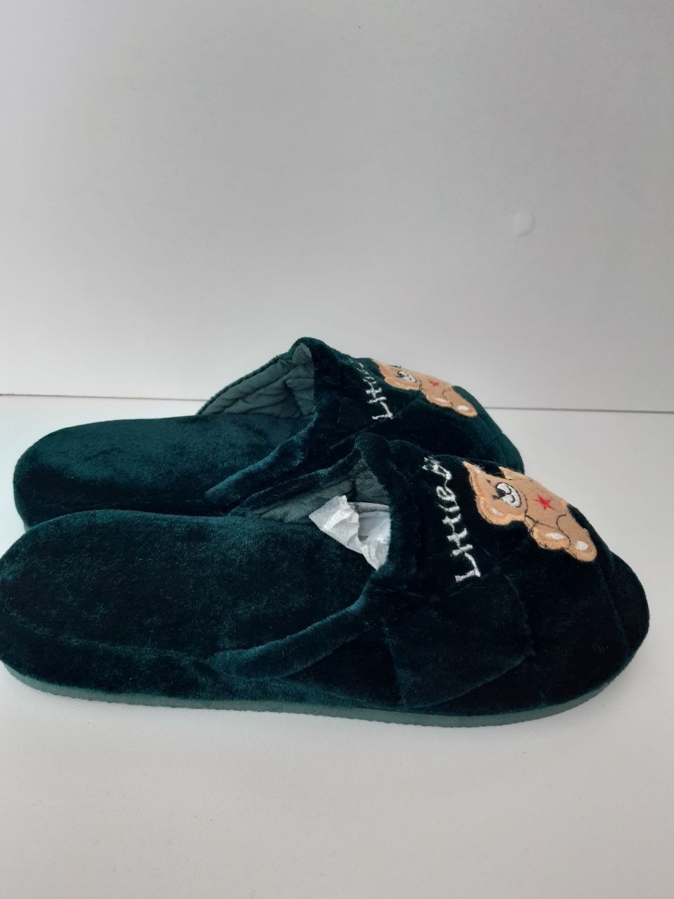 

Комнатные тапочки для девочек Inblu Мишки 91 зелёный 30 (20)