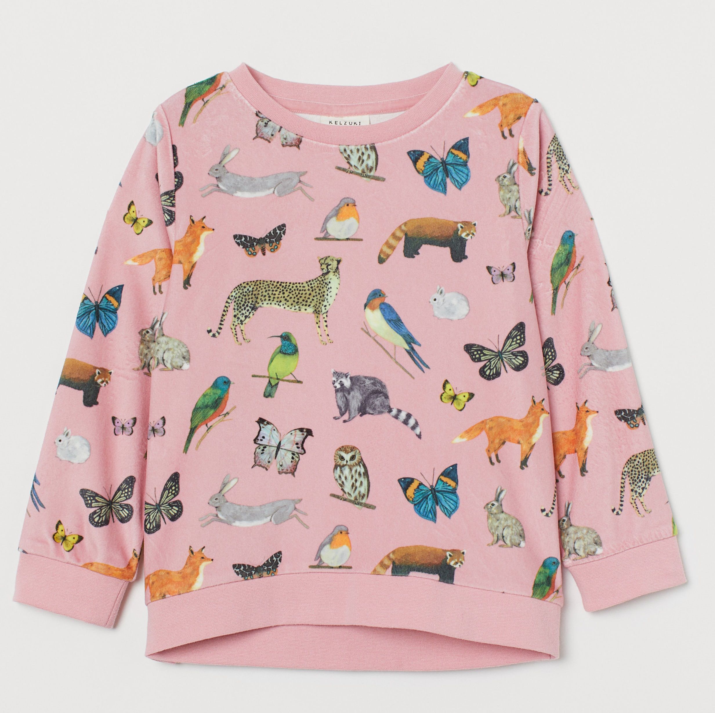 

Велюровый свитшот для девочки H&M 86 см 0799425001
