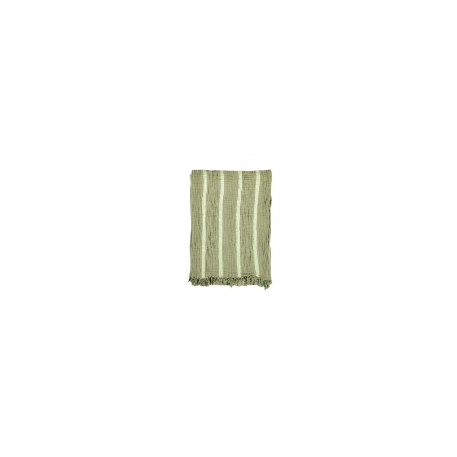 

Плед-накидка Cocoon Stripe Barine 130х170 см Хаки 000166367