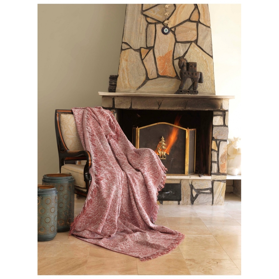 

Плед-накидка Linen Eponj Home 170х220 см Кирпичный 000166323