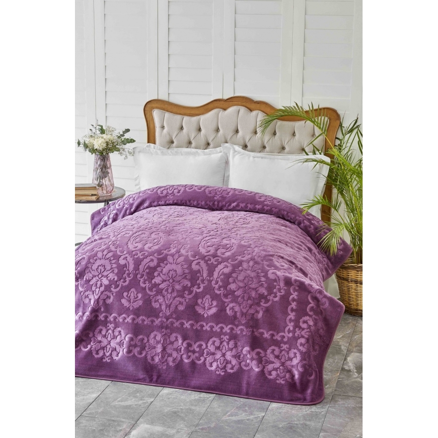 

Плед Rauqel best Karaca Home 200х220 см Фиолетовый 000166227