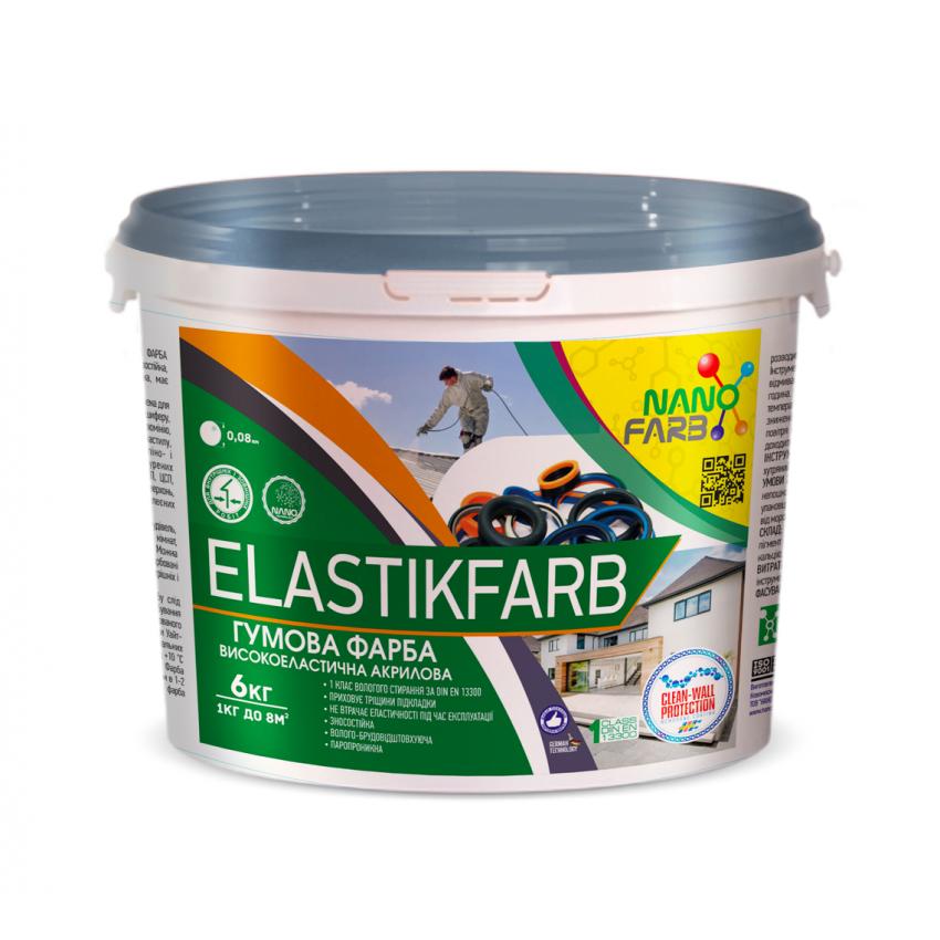 

Резиновая краска Elastikfarbe Nanofarb 6.0 кг Белый (esl5)
