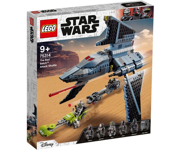 

Конструктор LEGO Star Wars Штурмовой шаттл Bad Batch (75314)