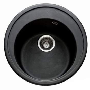 

Мойка для кухни ADAMANT SUN 510х200 с/о и переливом, без сифона, черный металлик