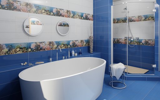 

Плитка настенная ATEM Ялта 2 Sea 20х50 см 1,7 м.кв. (11446274)