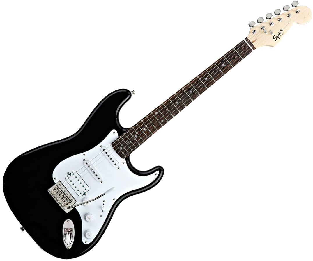 Акція на Электрогитара Fender Squier Bullet Stratocaster HSS (037-0005-506) Black від Rozetka UA