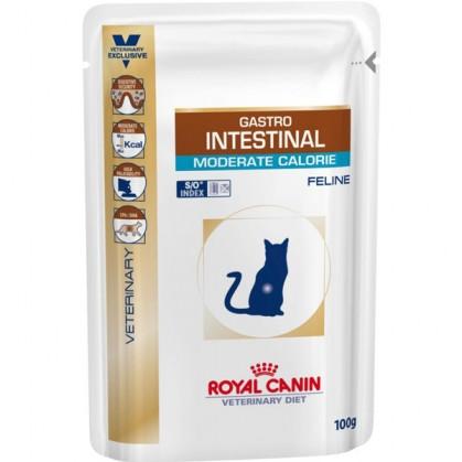 

Royal Canin Gastro Intestinal Moderate Calorie Feline 85 гр упаковка 12 шт лечебный влажный корм (Роял Канин)