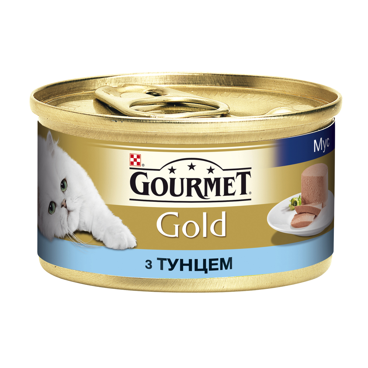 

Влажный корм для кошек Gourmet Gold Pate Tuna 85 г x 12 шт (тунец)