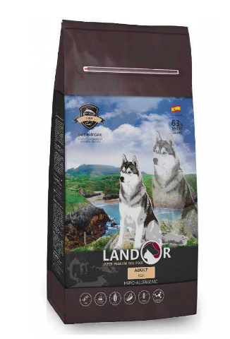 

Сухий корм Landor (Ландор) ADULT ALL BREED FISH & RICE 3 кг для дорослих собак всіх порід риба з рисом