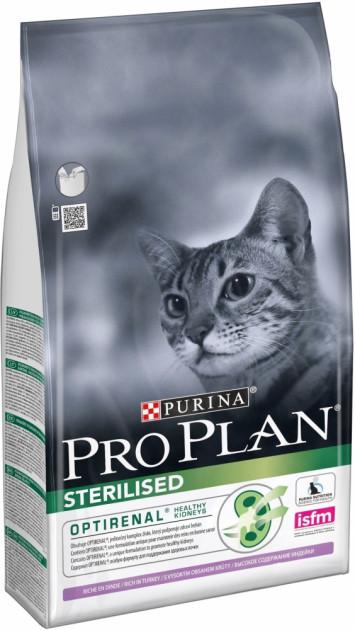 

Сухой корм для котов Pro Plan (Про План) Sterilised 10 кг. с индейкой для кастрированных котов