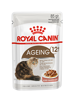 

Royal Canin Ageing +12 85 гр упаковка 12 шт влажный корм (Роял Канин) для взрослых кошек в соусе