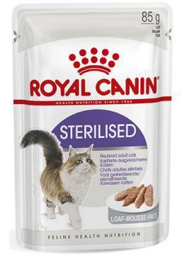 

Royal Canin Sterilised Loaf 85 гр упаковка 12 шт влажный корм (Роял Канин) для взрослых кошек паштет