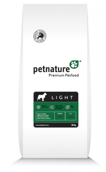 

Збалансований сухий корм PetNature LIGHT 3 кг для дорослих собак