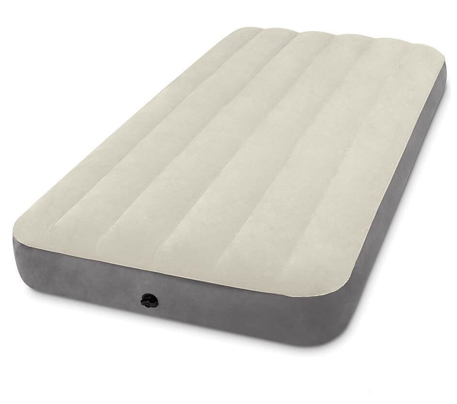 

Односпальный надувной матрас Intex 64101 Deluxe Single-High Airbed 99 x 191 x 25 см Бежевый (RT-64101)