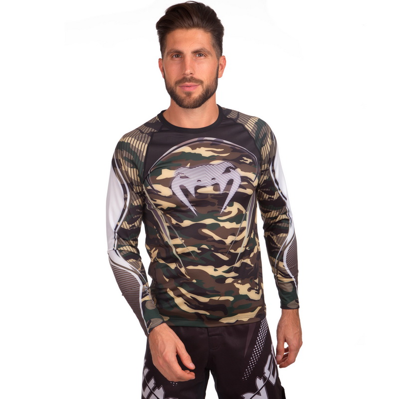 

Рашгард с длинным рукавом Venum CAMO HERO CO-8124 (PL, эластан, р-р XXL 50-52 , камуфляж)