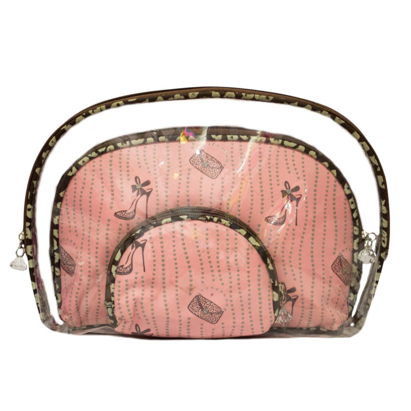 

Набор женских косметичек Fantasy Accessories FA1003G.277 розовый