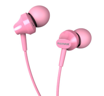 

Вакуумные наушники Remax RM-501 Earphone Розовые