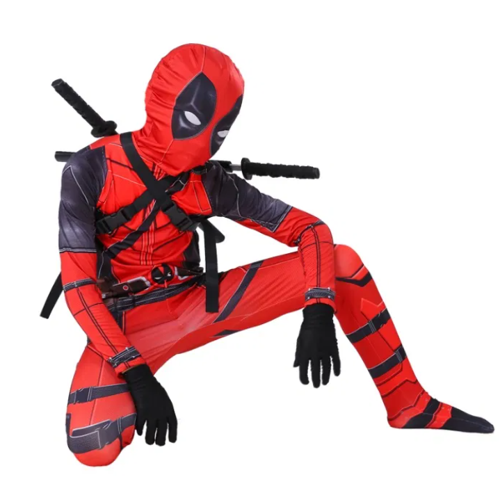 

Костюм Дэдпул Deadpool детский, материал спандекс XL (130 см-140 см) V-Toy