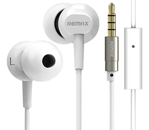 

Вакуумные наушники Remax RM-501 Earphone Белые