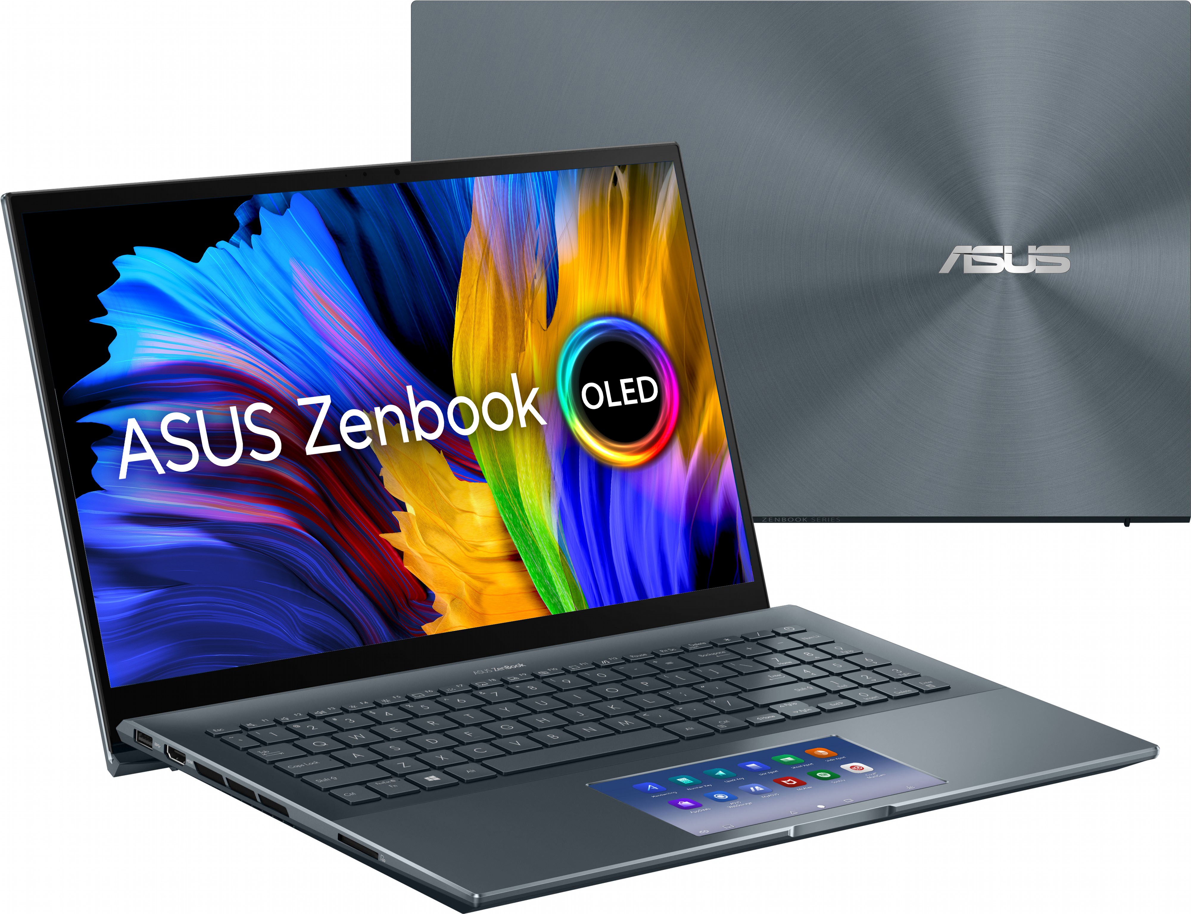 

Ноутбук Asus ZenBook Pro OLED 15 UX535LI-H2170R (90NB0RW1-M05480) Pine Grey + фирменный чехол