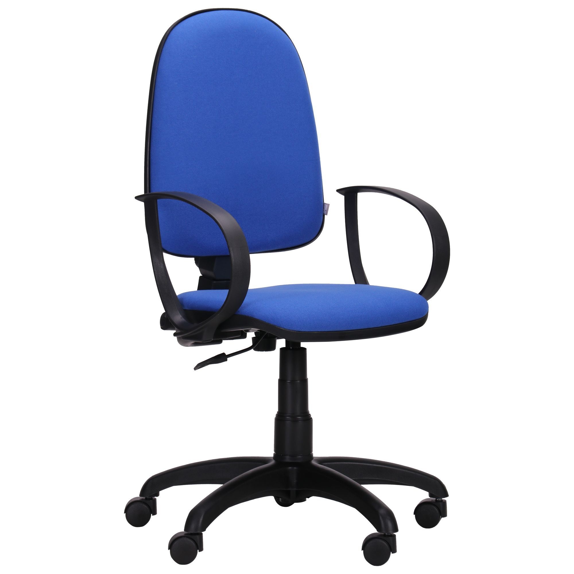 

Кресло офисное Престиж Люкс New/АМФ-8 механизм (ПК) Перманент-контакт, пластик черный/ткань А-20 темно-синий AMF