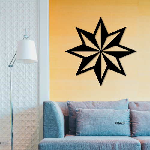 

Деревянная картина - панно Для дома Wind Flower 90x90 см