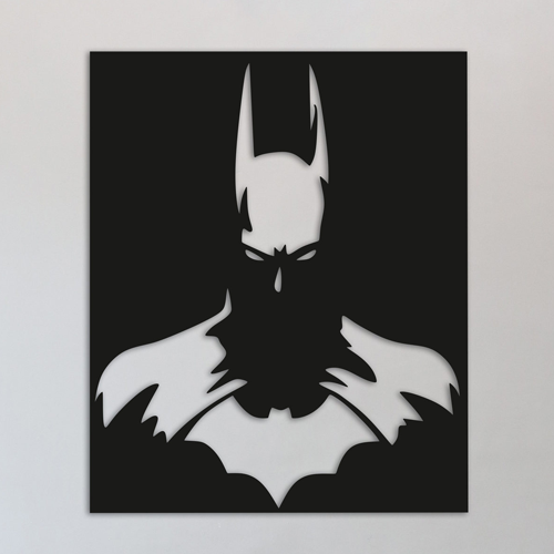 

Деревянная картина - панно Герои кино и мультфильмов Batman 70х86 см