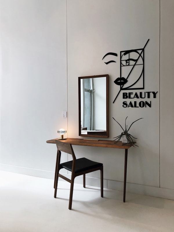 

Деревянная картина - панно Для салонов красоты Beauty Salon 90х85 см
