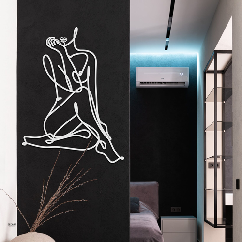 

Деревянная картина - панно Искусство линий Bare feeling 100x75 см