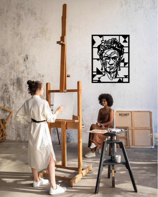 

Деревянная картина - панно искусство Frida ART 90х70 см