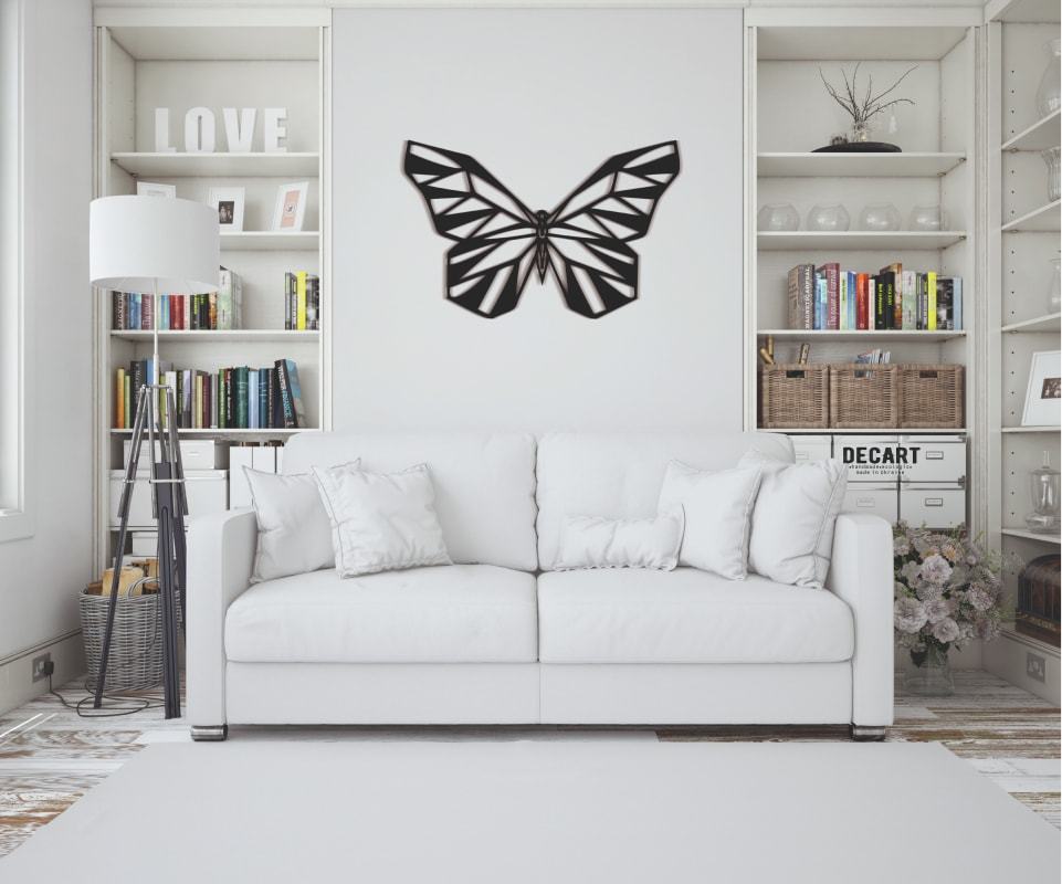 

Деревянная картина - панно Природа Beautiful butterfly 34х52 см