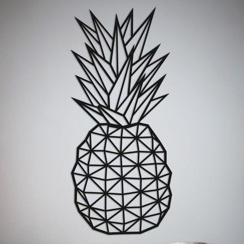 

Деревянная картина - панно Природа Pineapple 60х130 см
