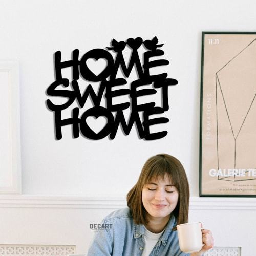 

Деревянная картина - панно Для дома Home Sweet Home 126х100 см