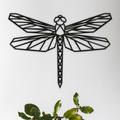 

Деревянная картина - панно Животные Dragonfly 70х50 см