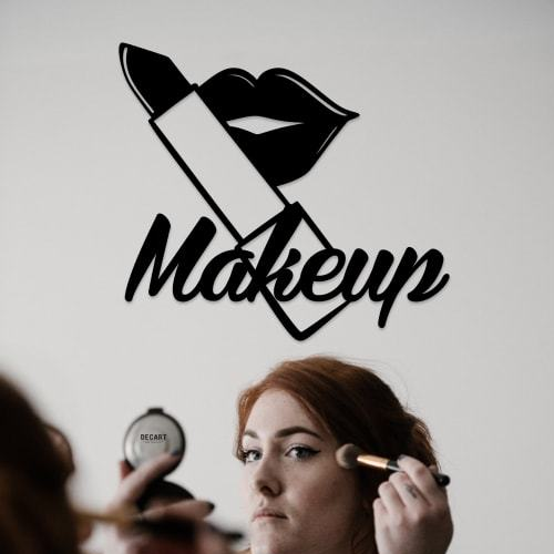 

Деревянная картина - панно Для салонов красоты Makeup 50х45 см