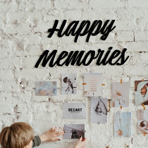 

Деревянная картина - панно Для дома Happy Memories 130х65 см