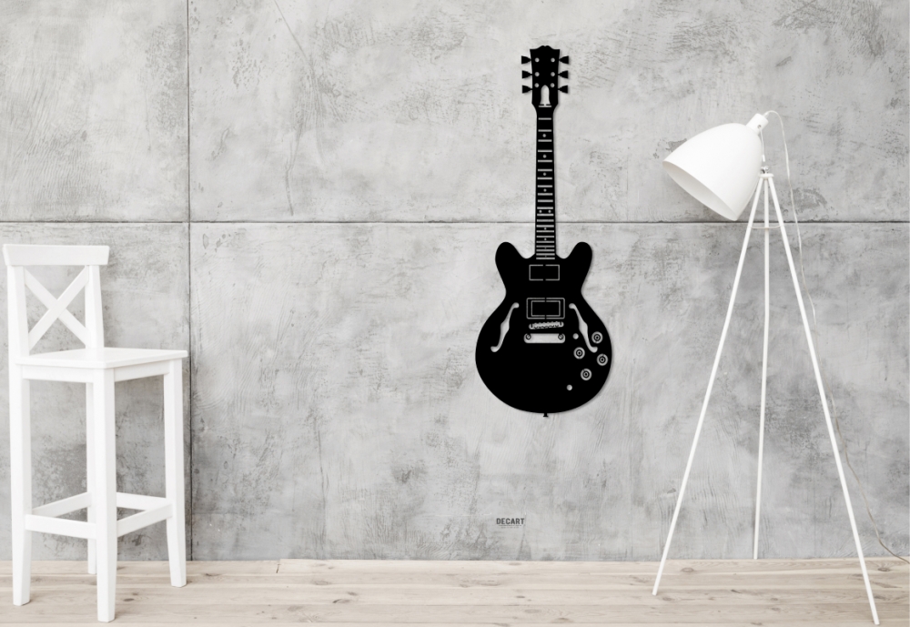 

Деревянная картина - панно Для дома Guitar Pro 26х80 см
