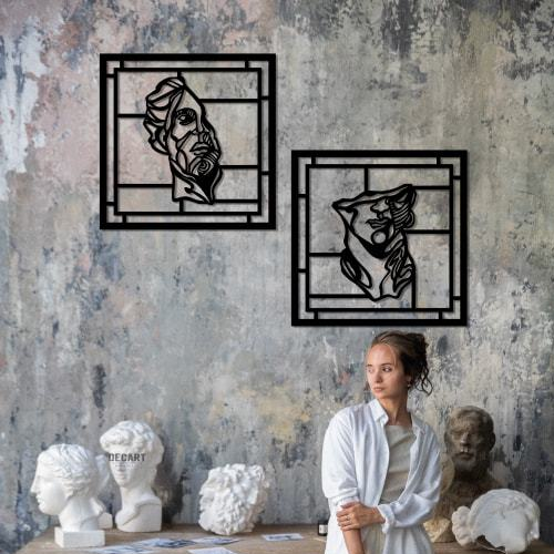

Деревянная картина - панно искусство Давид ART 50х105 см