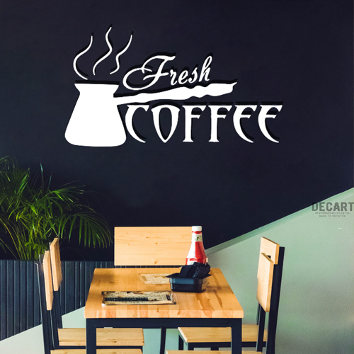 

Деревянная картина - панно Надписи COFFEE 55х30 см