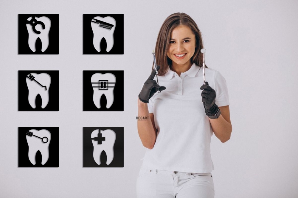 

Деревянная картина - панно Для стоматологий Панно Dentist 210х140 см