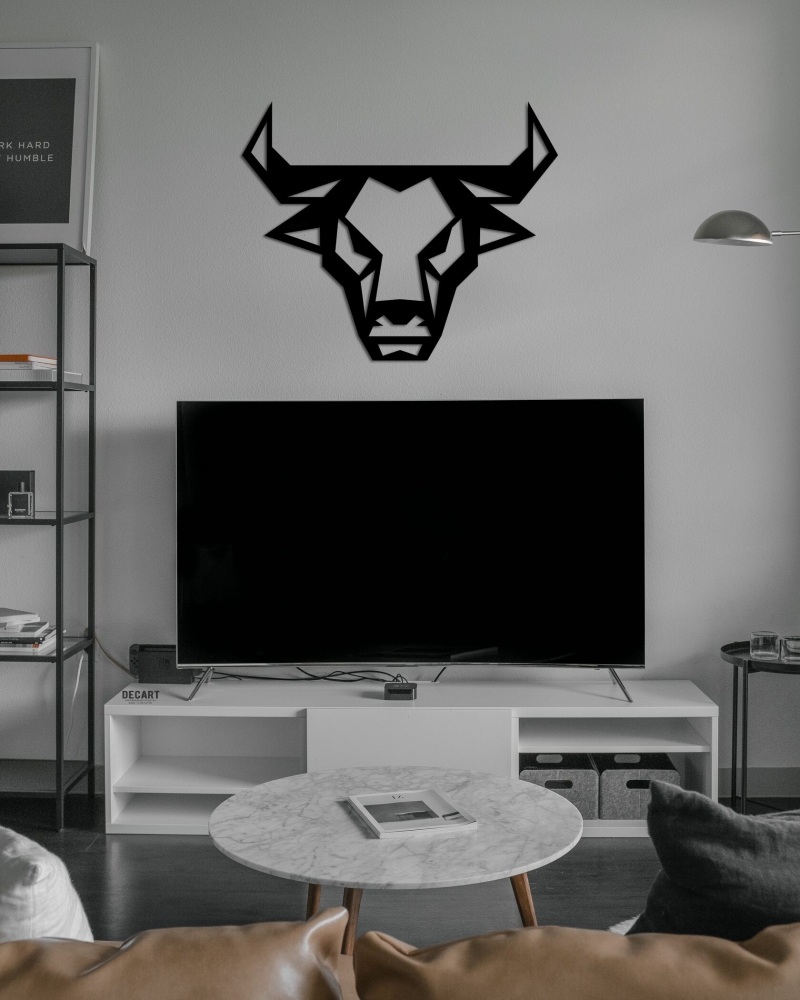 

Деревянная картина - панно Животные Bull Gaurus 110x90