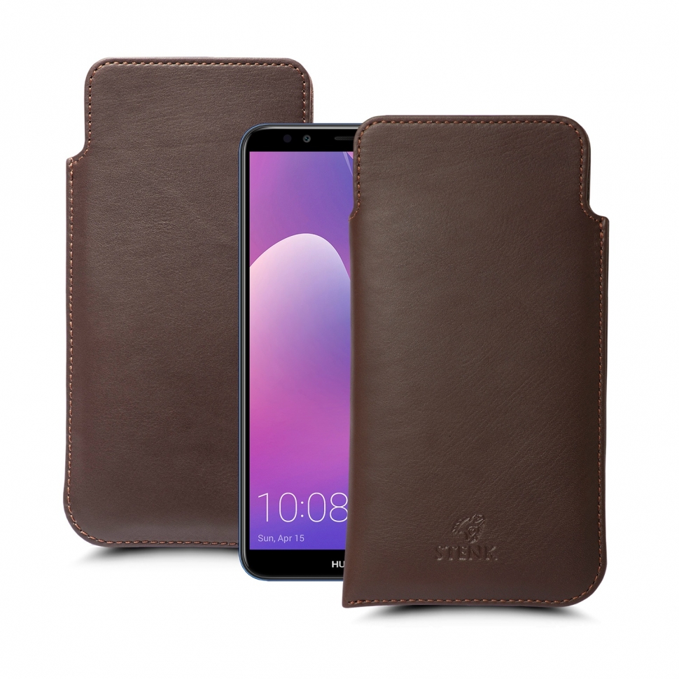 

Футляр Stenk Elegance для Huawei Y7 Prime (2018) Коричневый
