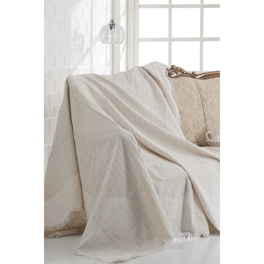 

Покрывало Naturel Eponj Home 180х210 см Кремовый 000165962