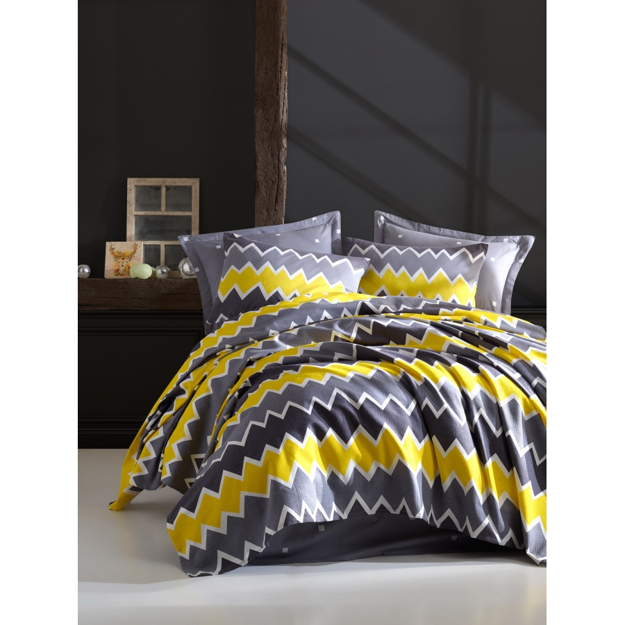 

Покрывало пике Home Perfect Lotus 160х235 см Желтый 000165755