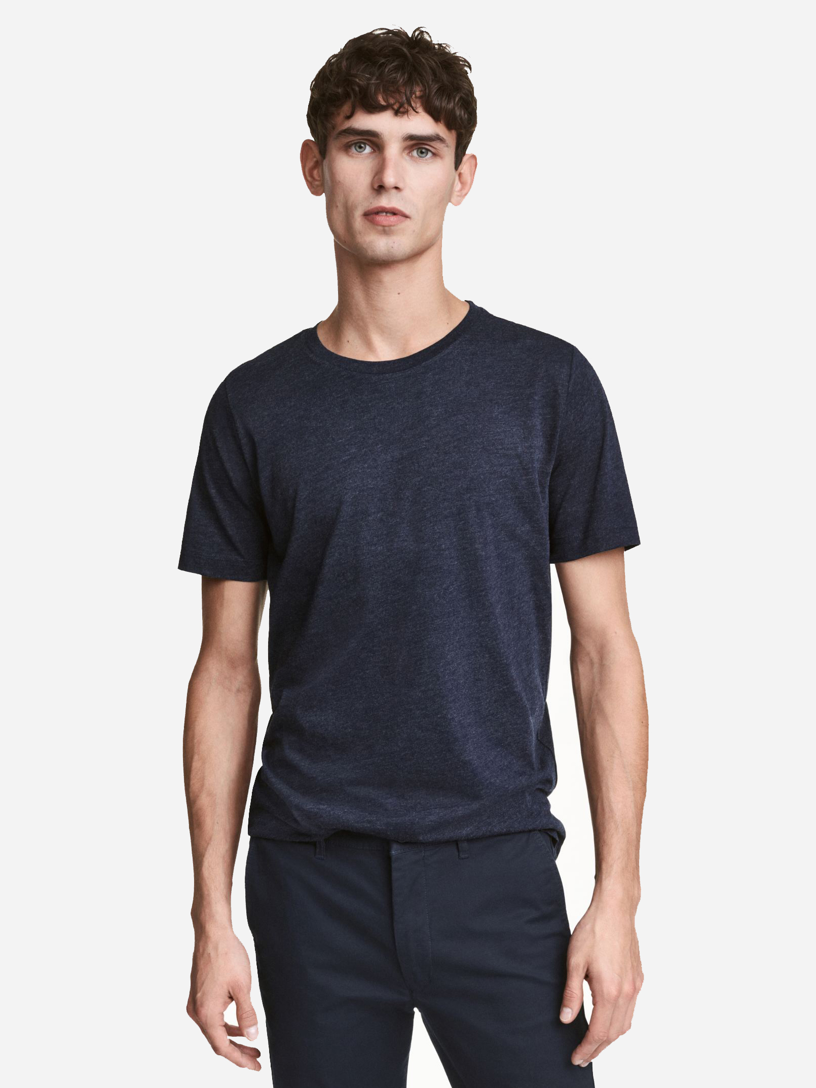 

Футболка H&M 0479032-5  Синяя (СА2000001520574, Футболка H&M 0479032-5 XS Синяя (СА2000001520574)