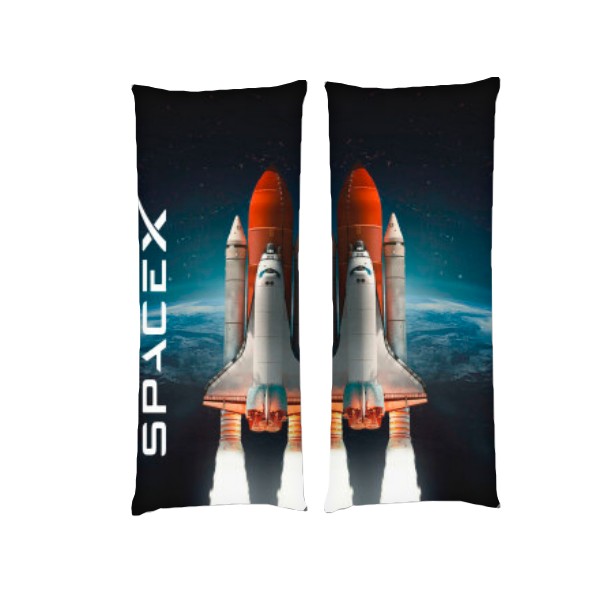 

Подушка Spacex [2] дакимакура двухсторонняя стандарт 40 х 100 см - MyTee